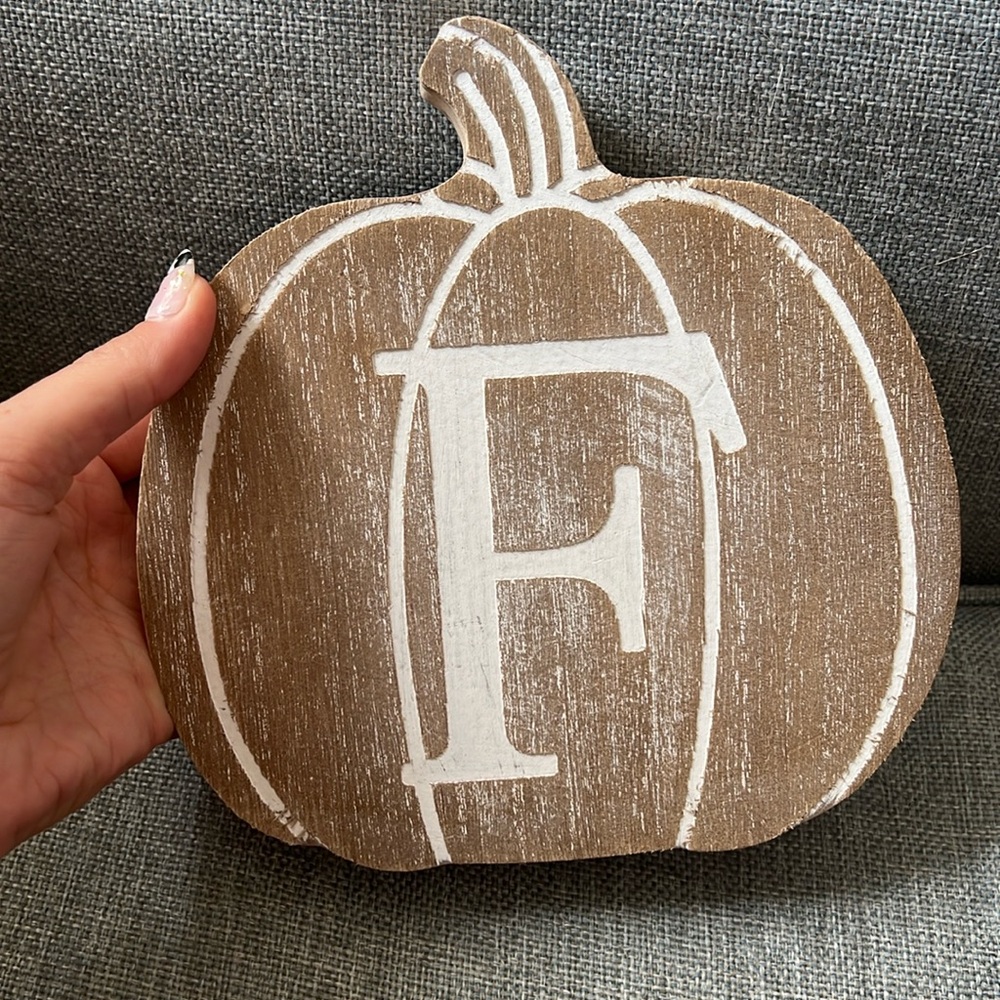 Pumpkin tabletop decor